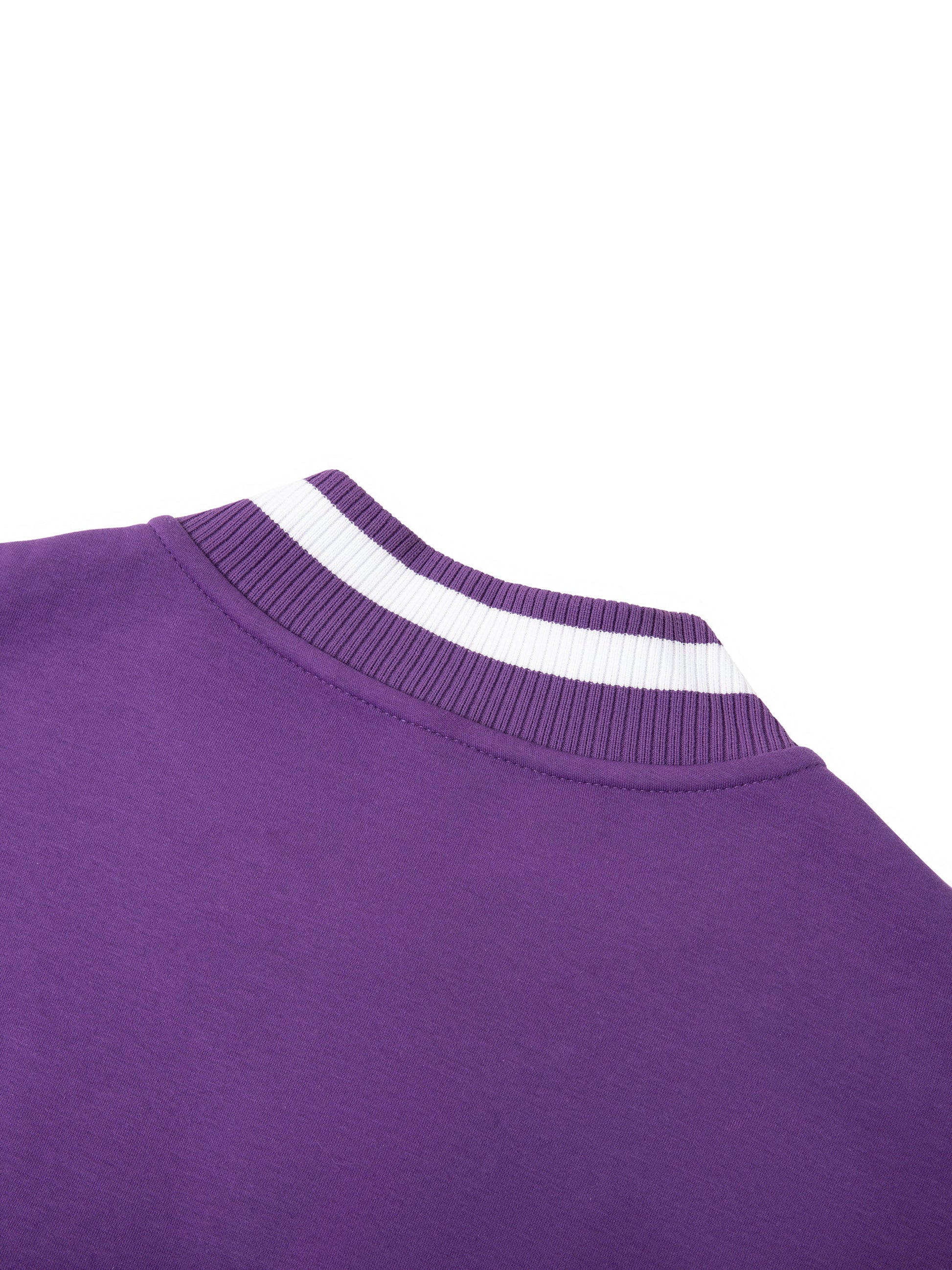 Contrast Piping Zip Bomber Jacket D o n e s t a t e