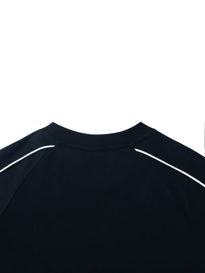 Contrast Panel Raglan Sweatshirt D o n e s t a t e