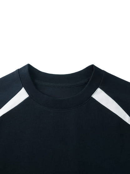 Contrast Panel Raglan Sweatshirt D o n e s t a t e