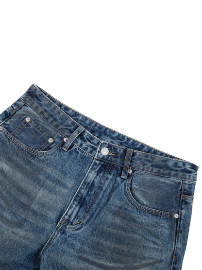 Vintage Wash Baggy Denim Jeans ODMPOD