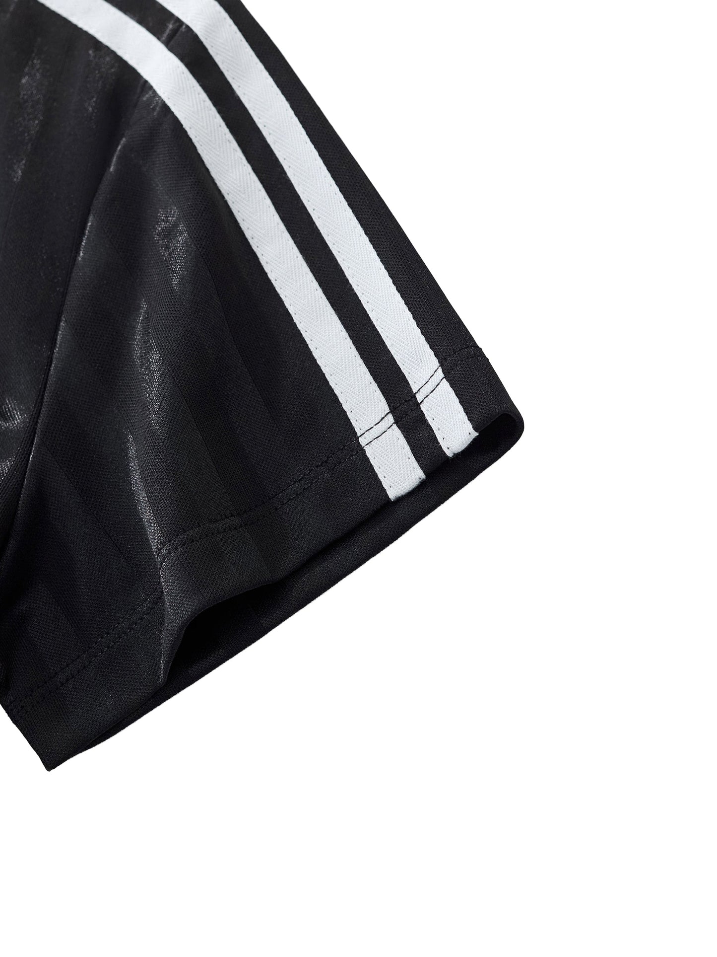 Contrast Collar Striped Cropped Jersey ODMPOD