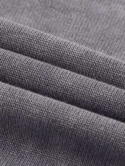 Mineral Wash Balloon Sleeve Cropped Sweater ODMPOD