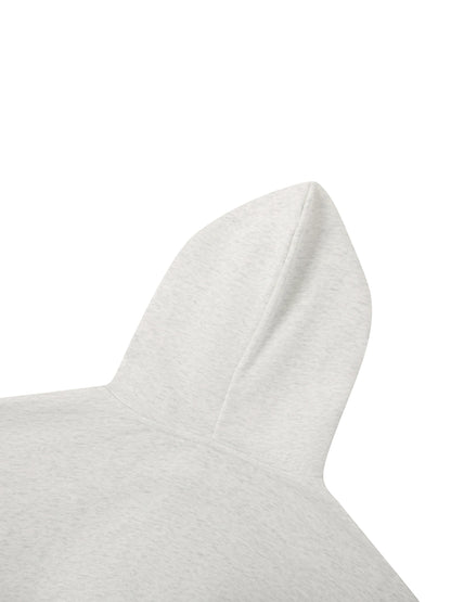 Essential Cropped Zip-Up Hoodie D o n e s t a t e