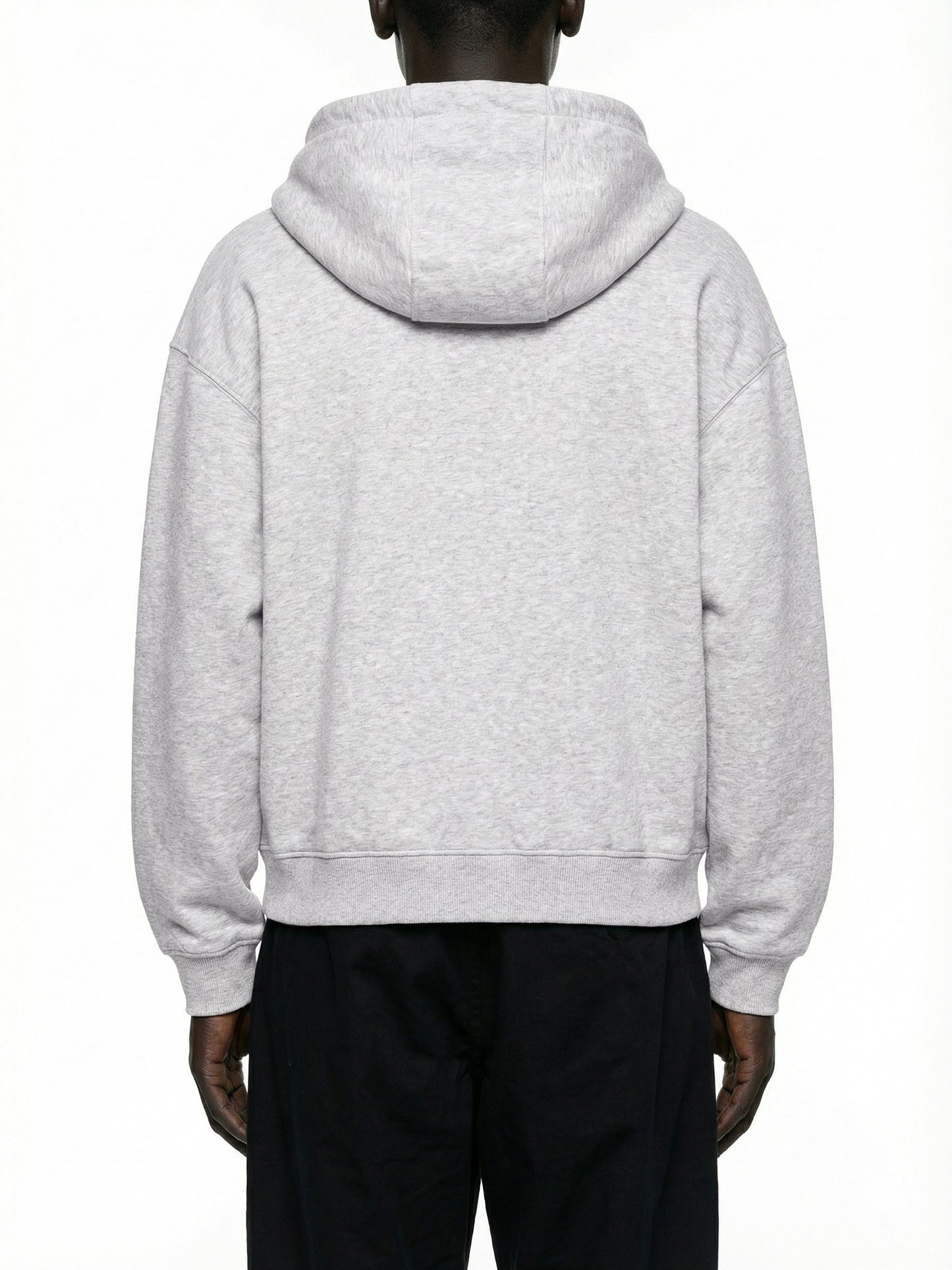 Boxy Button Placket Hoodie D o n e s t a t e