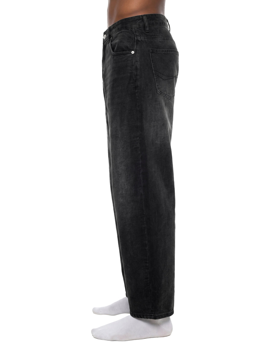 Men's Sunfade Vintage Wash Barrel Leg Jeans ODMPOD